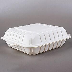Biodegradable clamshell containers