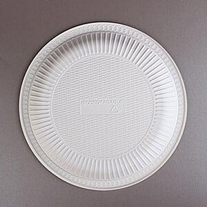 Biodegradable corn starch plates