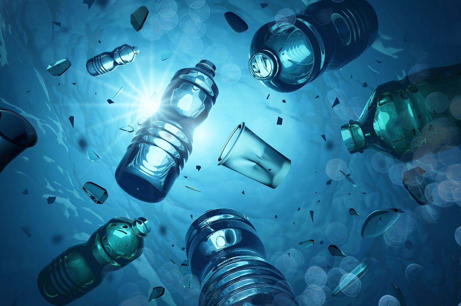 Disposable plastic bottles