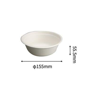 500ml bagasse bowl
