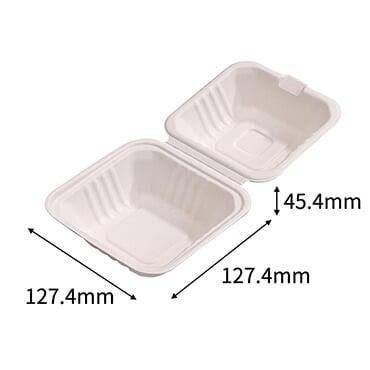 compostable bagasse clamshell