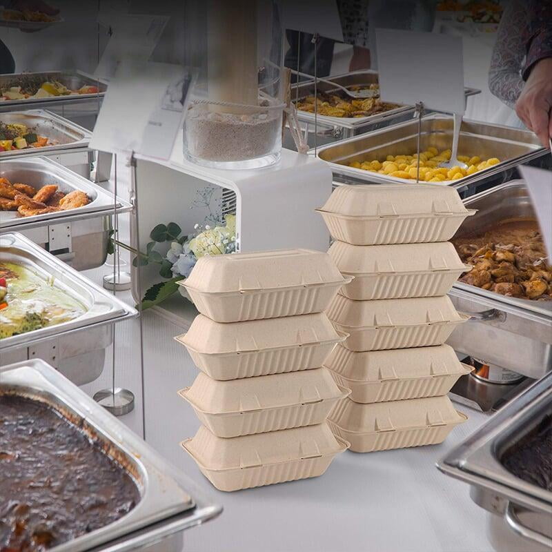 sugarcane bagasse clamshell
