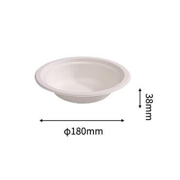 bagasse salad bowl