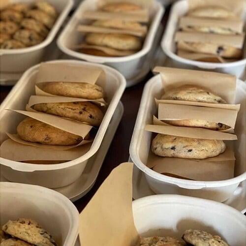 clamshell box food bagasse container