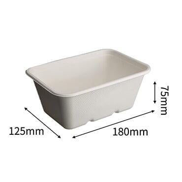 bagasse microwavable salad bowl