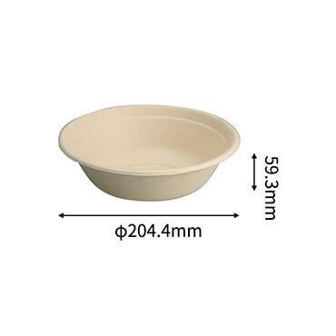 30oz Bagasse Bowl
