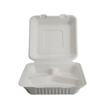 clamshell box food bagasse container product