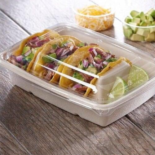 bagasse hamburger clamshell